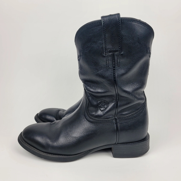 Ariat Black Heritage Roper Boots style 1002280 size 8D - Picture 3 of 14